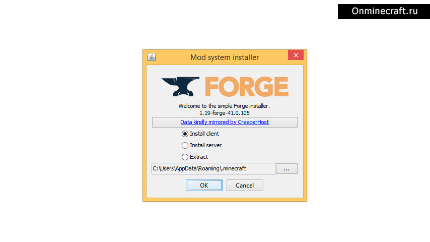 Мод Forge 1.19.3